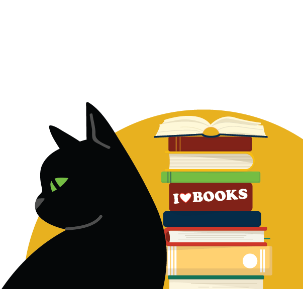 Books Again Cat